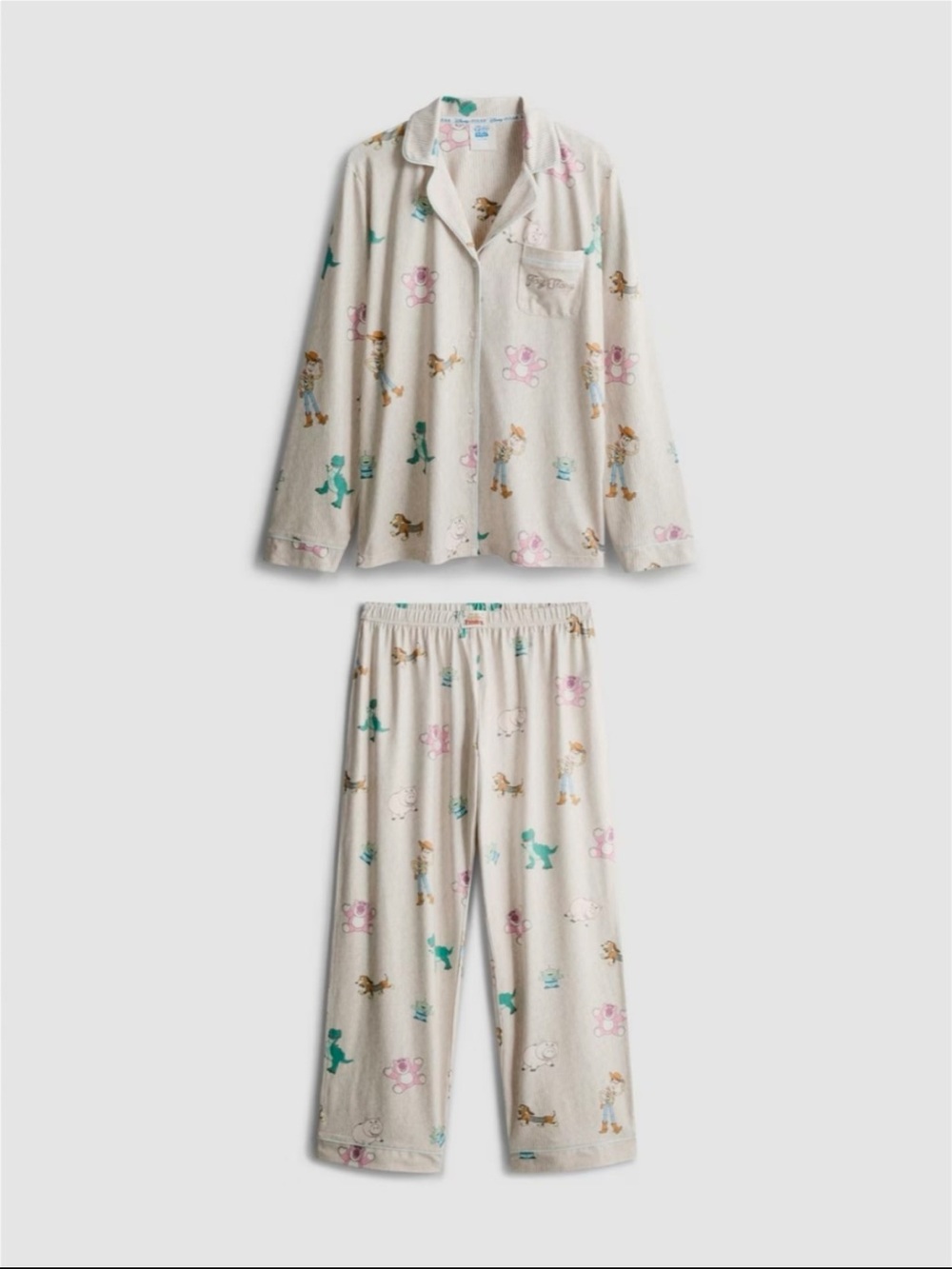 Disney Toy Story X Primark Long Sleeve Pyjama Set Size XL New